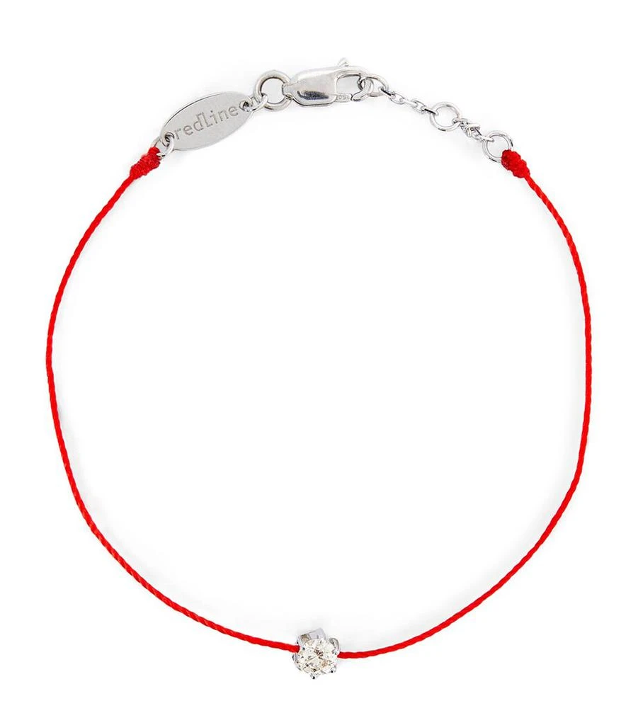 Redline White Gold and Diamond So Absolu Thread Bracelet 1