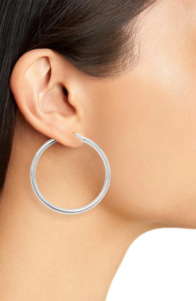 Argento Vivo 50mm Hoop Earrings 2