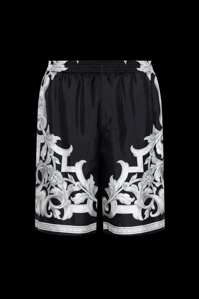 Versace Versace Pattern Printed Elasticated Waistband Shorts 1