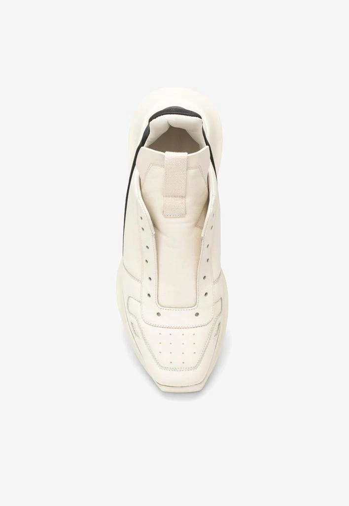 Rick Owens Geth Geo Leather Low-Top Sneakers 4