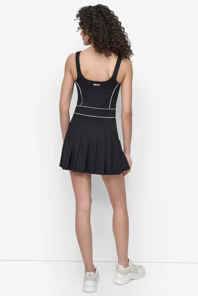 DKNY DRESS WITH BUILT IN BIKE SHORT AND BRA WITH REMOVABLE PADS