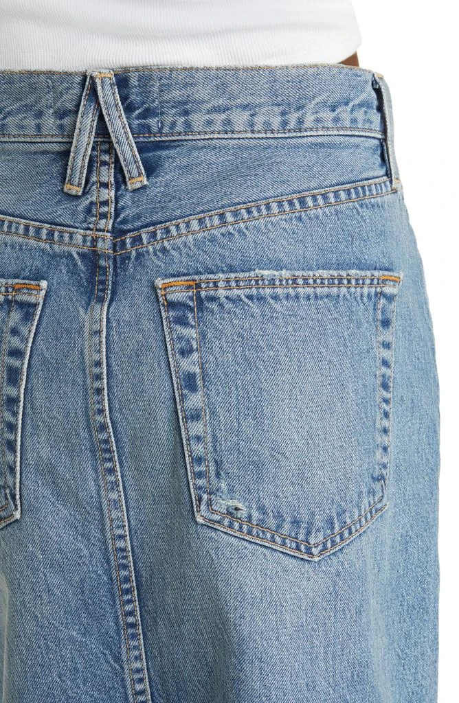 SLVRLAKE Cotton Denim Midi Skirt 4