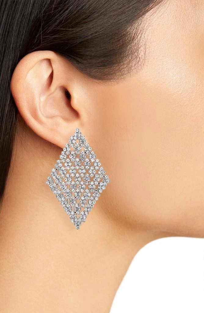 Tasha Crystal Mesh Drop Earrings 2