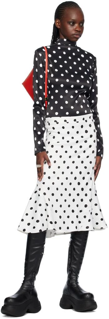 Marni Black Polka Dot Turtleneck 5