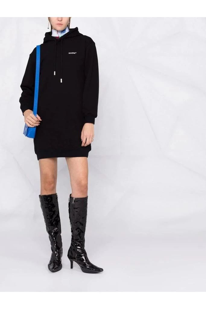 Off-White Womens Diag Hoodie Dress 4