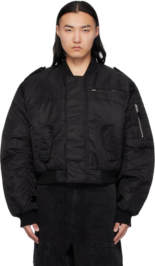 ジャケット・アウター ENTIRE STUDIOS W2 BOMBER black size L Entire Studios SSENSE Exclusive Black W2 Bomber Jacket