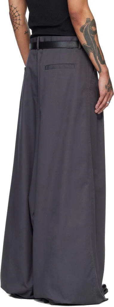 LU
U DAN Gray Lowline Trousers 3