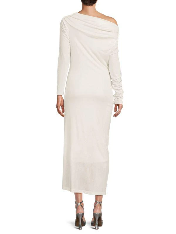 Drop Shoulder Metallic Maxi Dress  On Sale Now with Up to 78% Off |  Discover Exclusive Deals & Savings at BeyondStyle  Authentic Renee C.  sheath|dresses|Women's|women's apparel|women's with Limited-Time Discounts,  Free