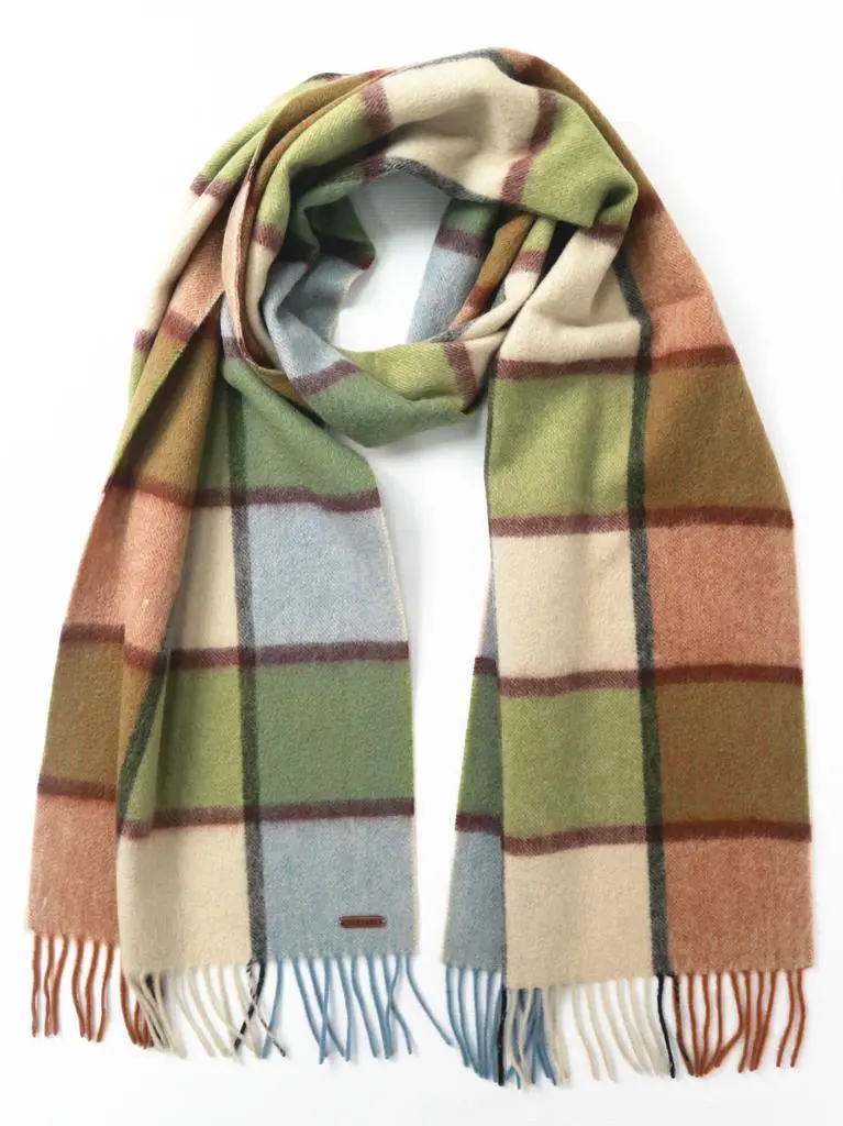 Hortons England Hortons England 100% Lambswool \'Hexham\' Scarf - Patch Check