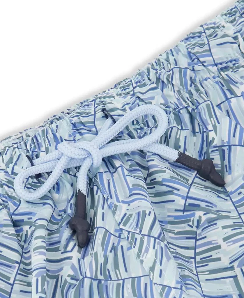 Sunset and Vines Men's Textured Woven Swim Trunks 4