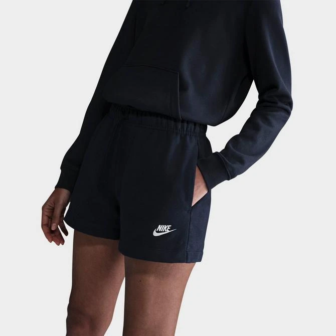 NIKE Women's Nike Sportswear Club Fleece Mid-Rise Shorts 5
