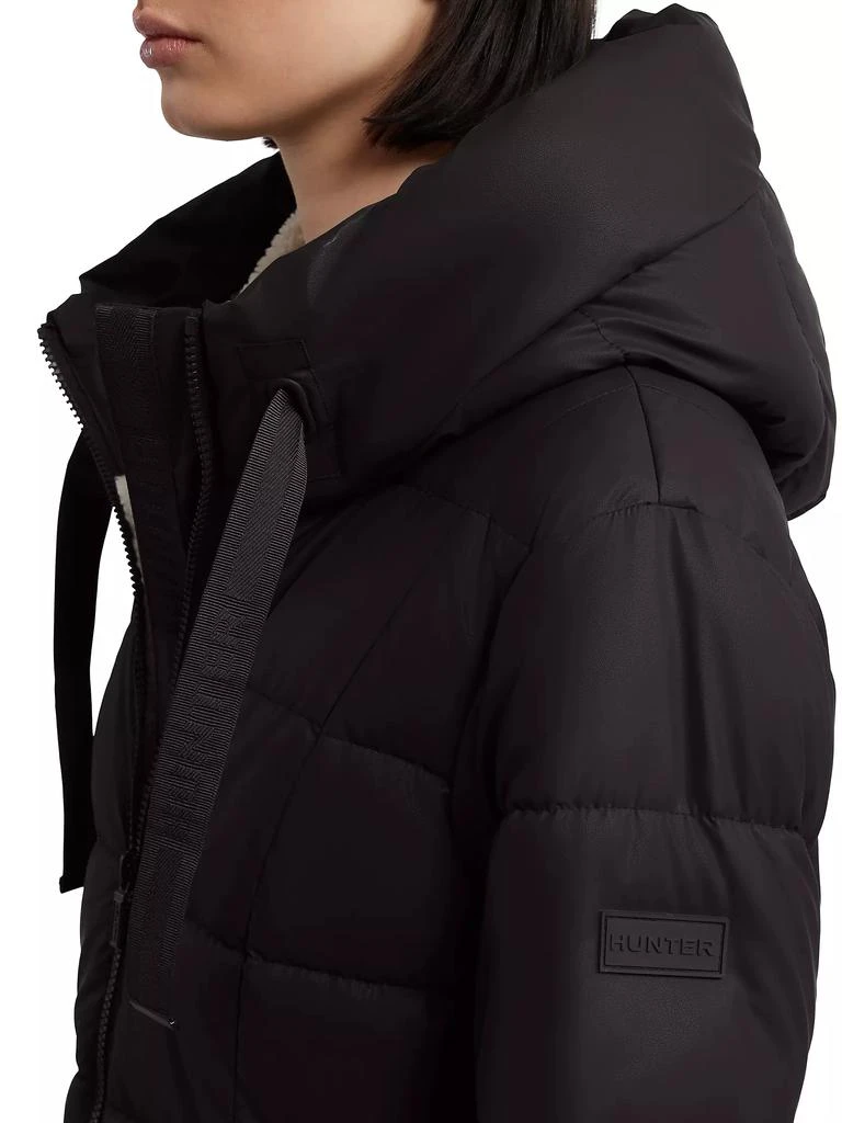 Hunter Ireland Hooded Zip-Up Puffer Coat 6