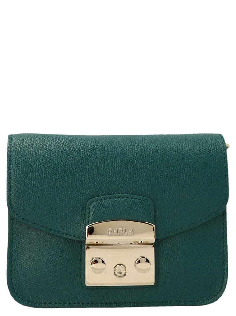 Furla Furla Metropolis Logo-Engraved Mini Crossbody Bag 1