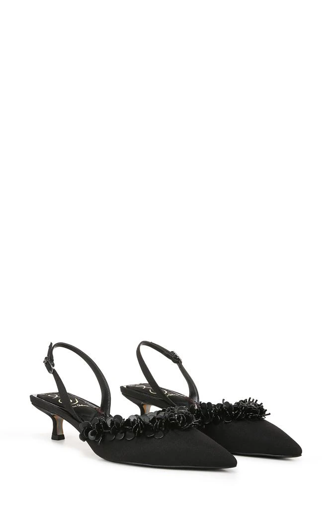 Sam Edelman Trent Slingback Pointed Toe Kitten Heel Pump 9