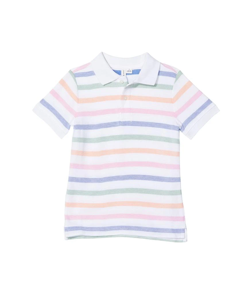 Janie and Jack Multi Stripe Polo (Toddler/Little Kids/Big Kids) 1