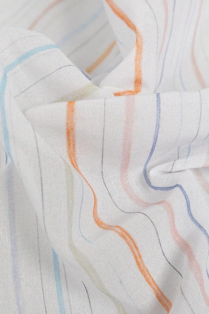 Paul Smith Paul Smith Striped Pattern Pocket Square 3