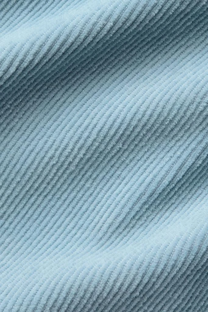 Alo Micro Corduroy Mid-Rise Dreamer Wide Leg Trouser - Celestial Blue 5