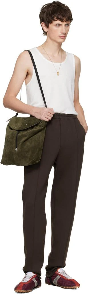 MAISON MARGIELA Brown Pinched Seam Sweatpants 4