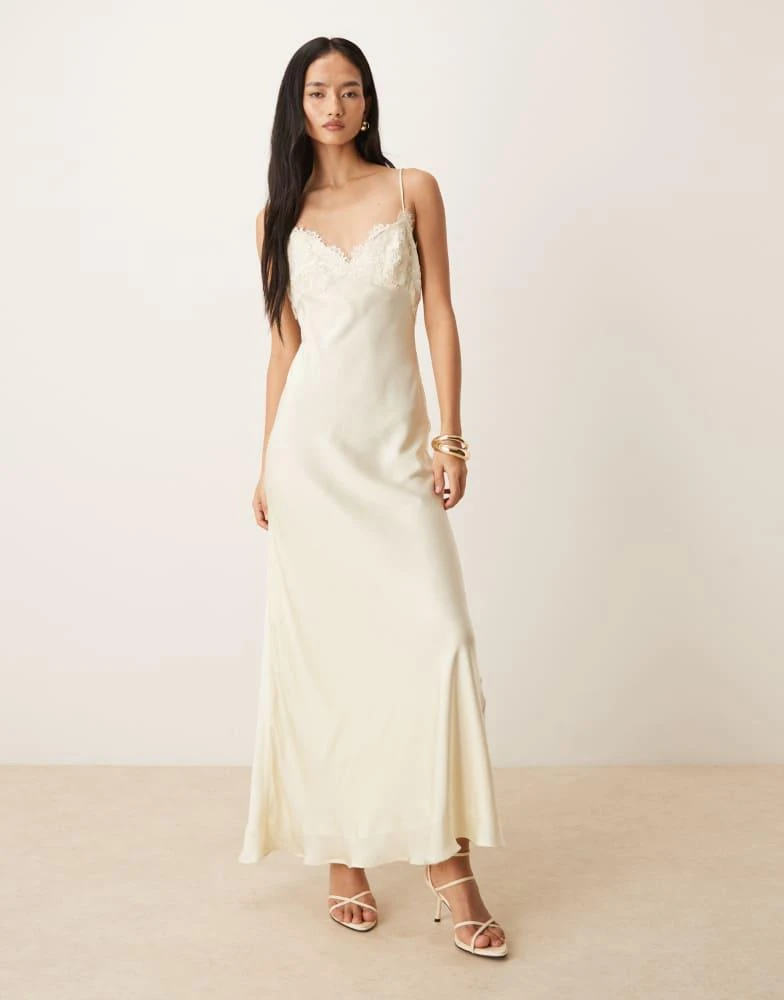 House of CB House of CB Felicity butter yellow satin bias cut midi dress in  butter yellow - Dresses & Skirts - Compare Prices from 9+ Stores - Free  Shipping - BeyondStyle