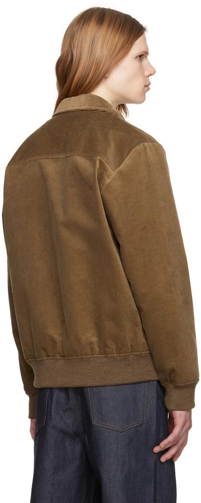 A.P.C. Brown Gilles Bomber Jacket 3