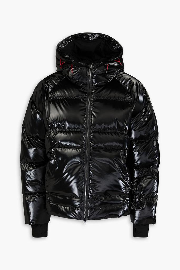 PERFECT MOMENT Felix quilted glossed-shell hooded down jacket