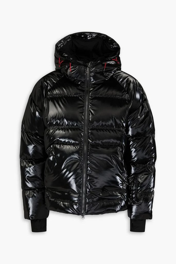 PERFECT MOMENT Felix quilted glossed-shell hooded down jacket 1