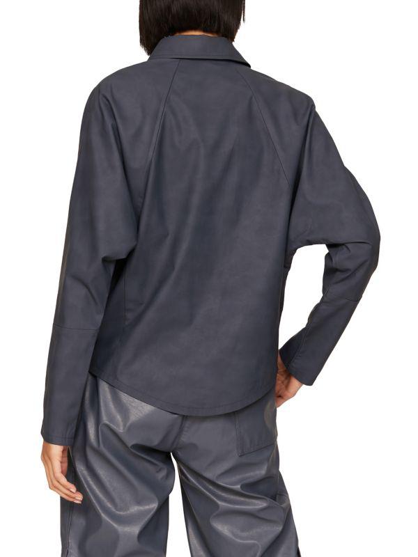MARISSA WEBB Faux Leather Tunic