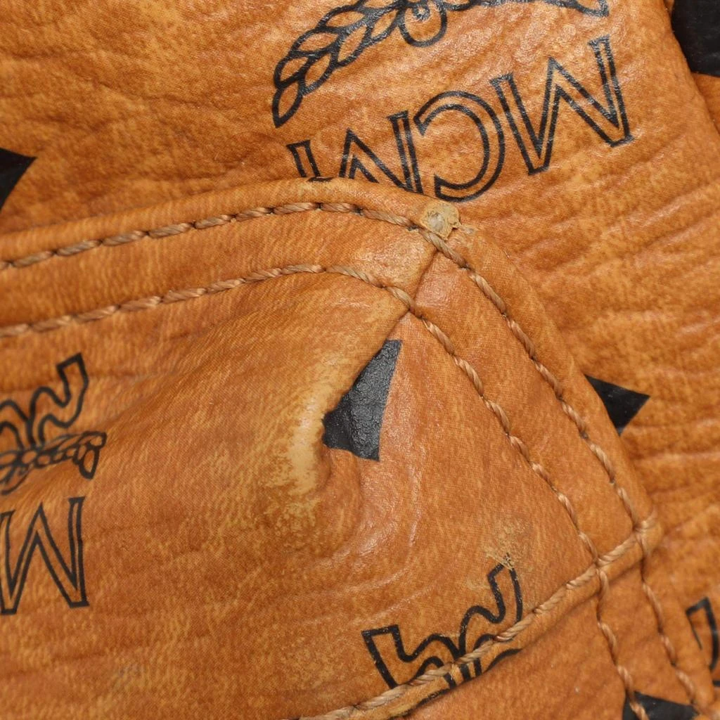 MCM MCM Cognacn Visetos Coated Canvas and Leather Studs Stark Backpack 15