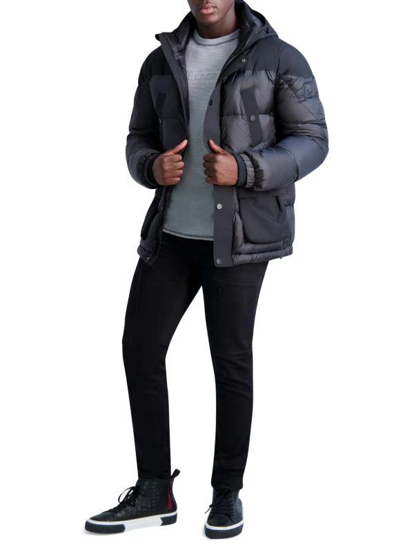 Karl Lagerfeld Paris Hooded Puffer Jacket 6