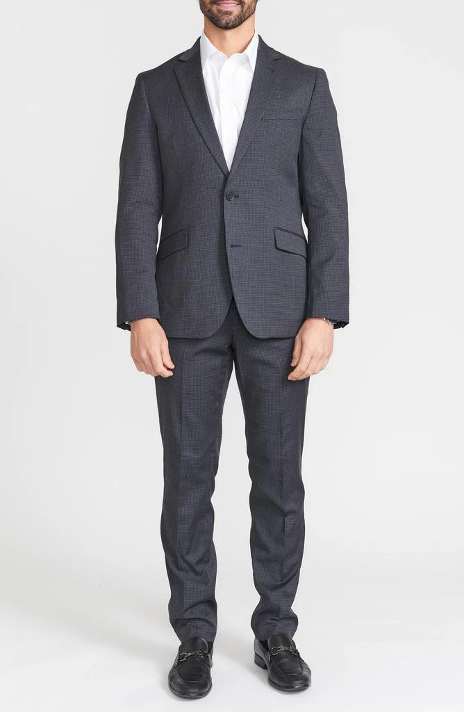 SAVILE ROW CO Hoxton Check Notch Lapel Suit 1