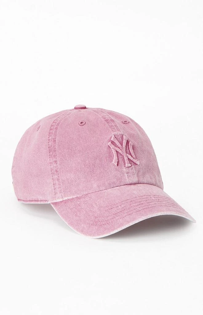 47 Brand NY Yankees Misty Pink Dad Hat 1