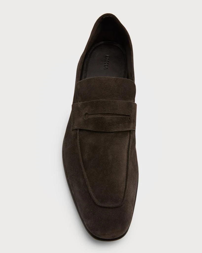 Zegna Men's Lasola Suede-Leather Penny Loafers 5