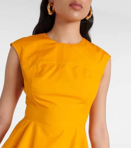 Marni Pleated cotton midi dress 4