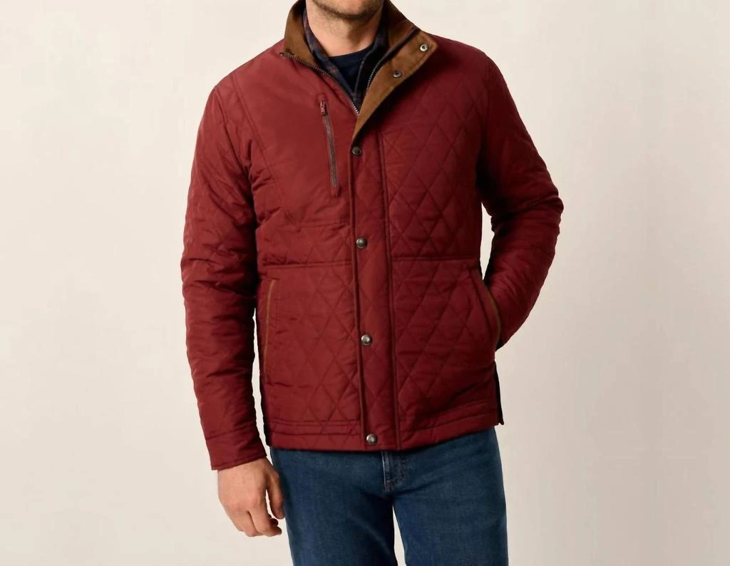 Johnnie-O Johnnie-O - Juno Quilted Snap Jacket
