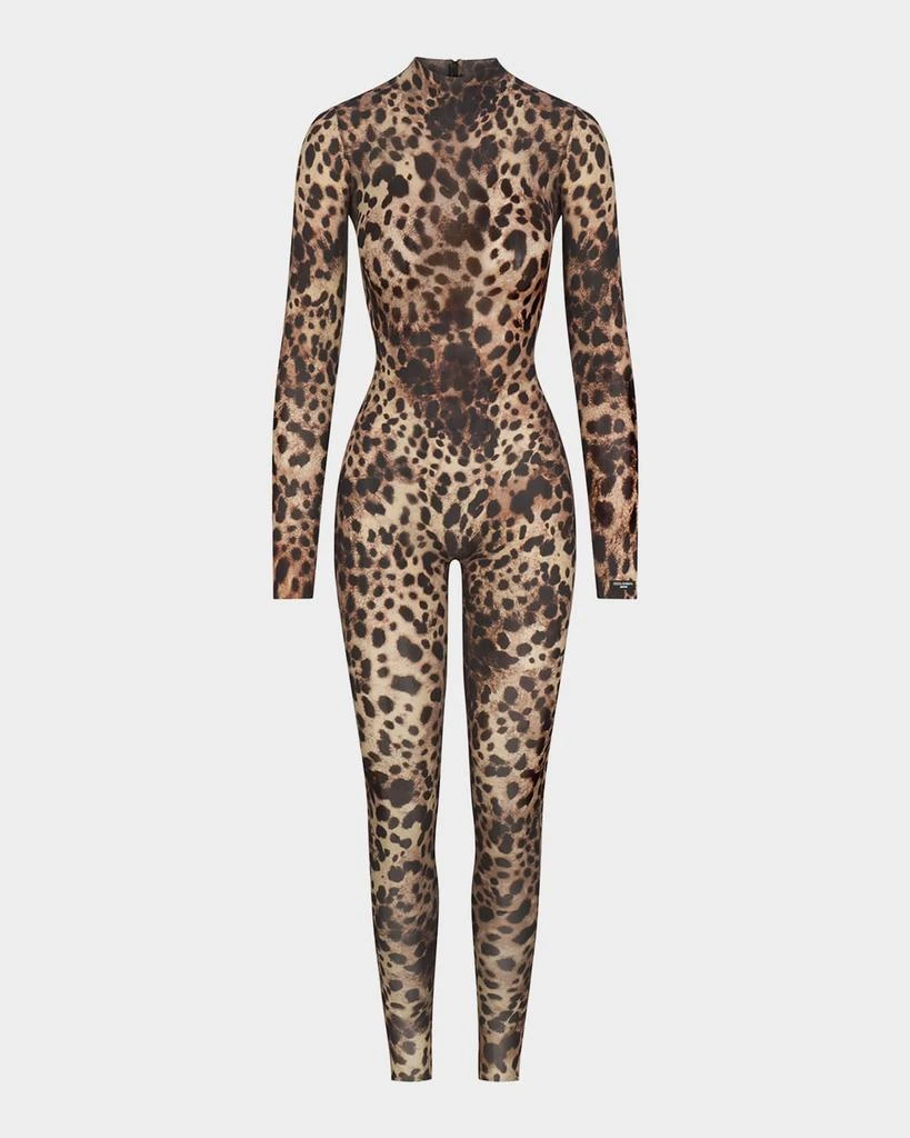 Dolce & Gabbana Milky Sheer Turtleneck Catsuit 1