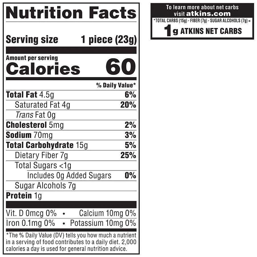 Atkins Dark Chocolate Peppermint Patties 3