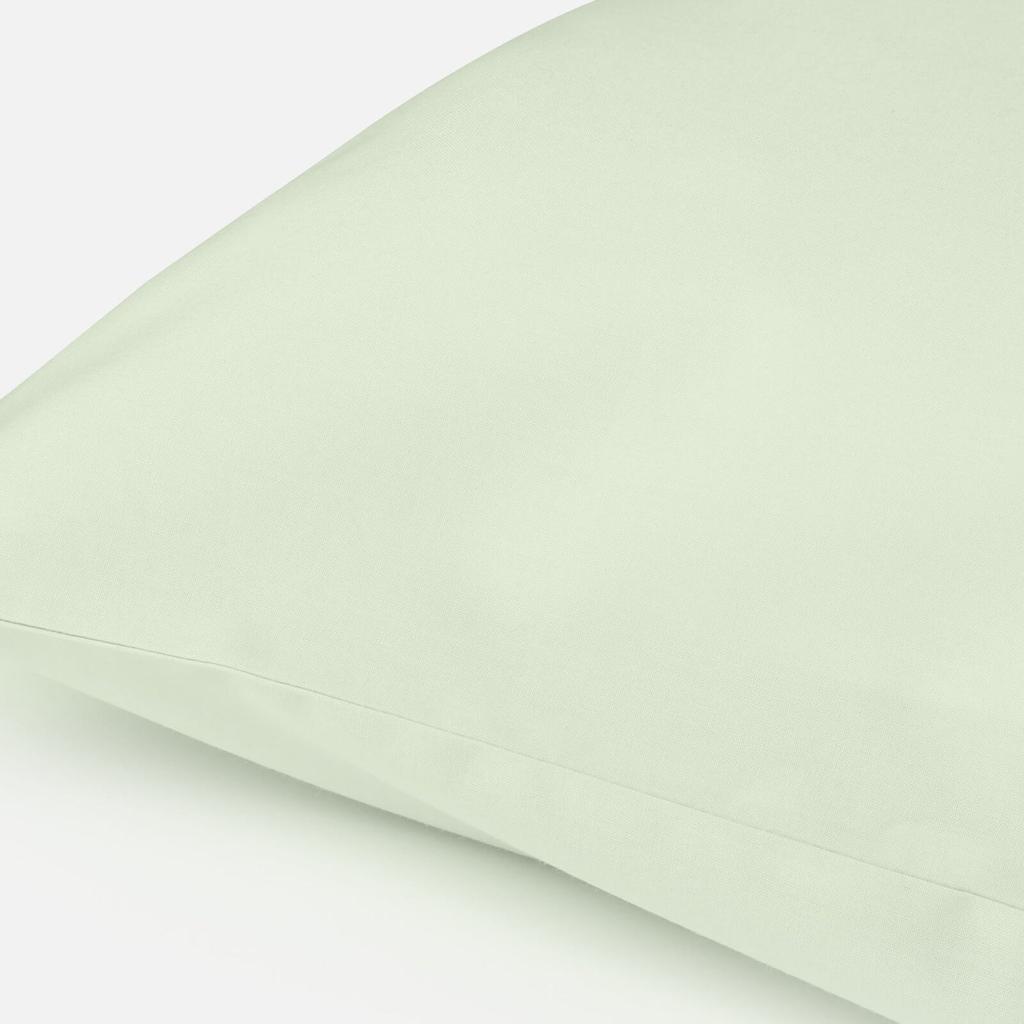 in homeware ïn home 200 Thread Count 100% Organic Cotton Pillowcase Pair - Green