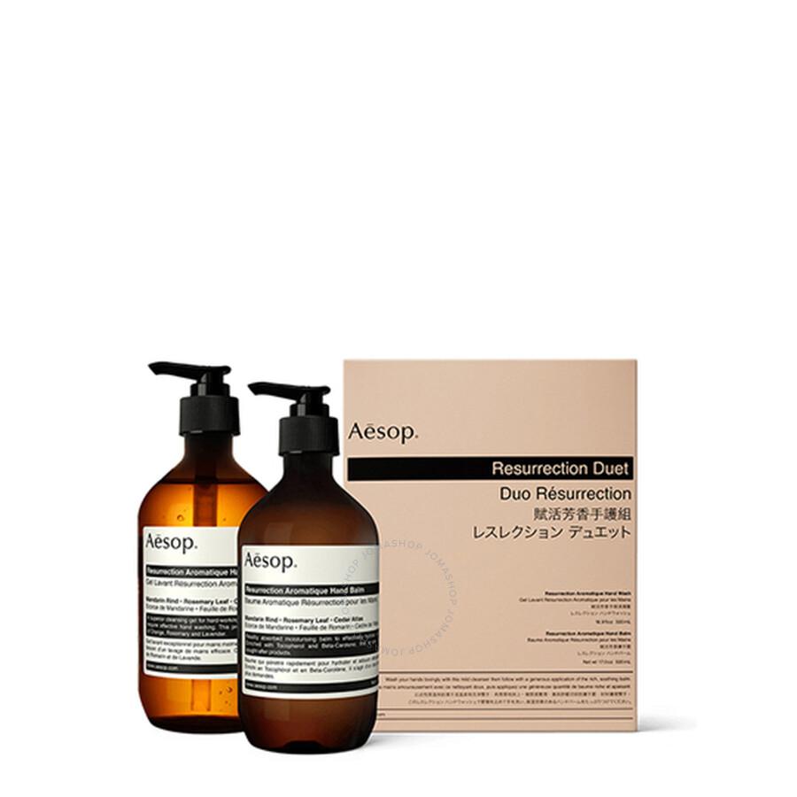 Aesop Resurrection Hand Cleanser and Balm Duet Skin Care 9319944001860