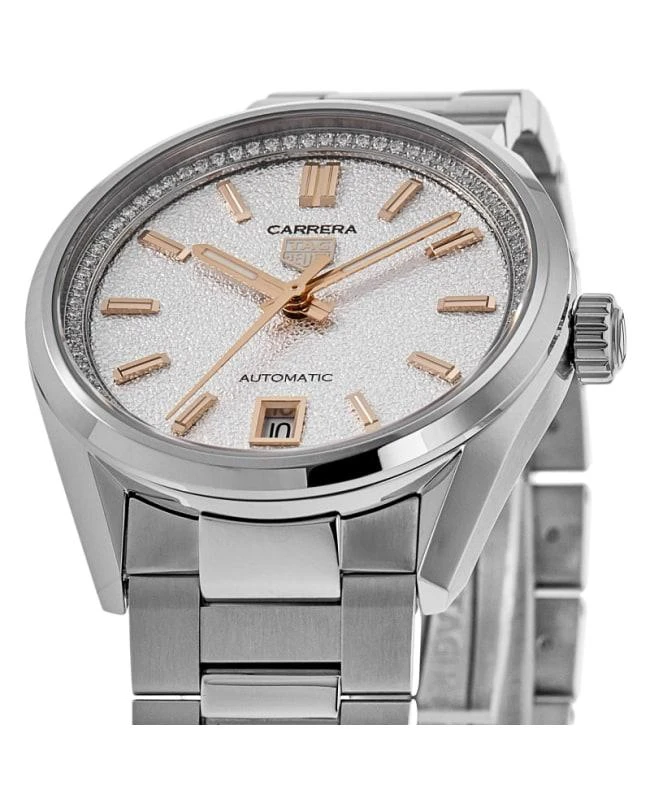 Tag Heuer Tag Heuer Carrera Automatic Silver Diamond Steel Women's Watch WBN231B.BA0001 2