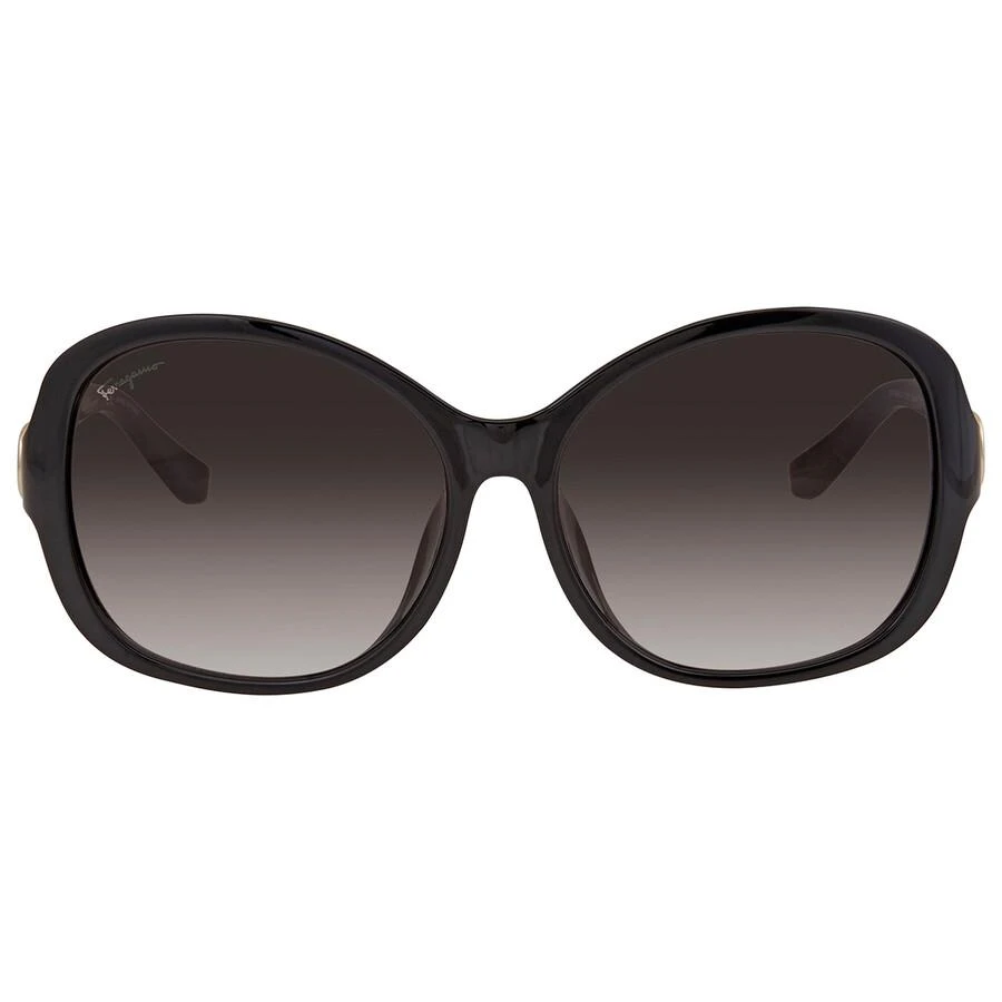 Salvatore Ferragamo Salvatore Ferragamo Grey Gradient Butterfly Ladies Sunglasses SF744SLA 001 59 1