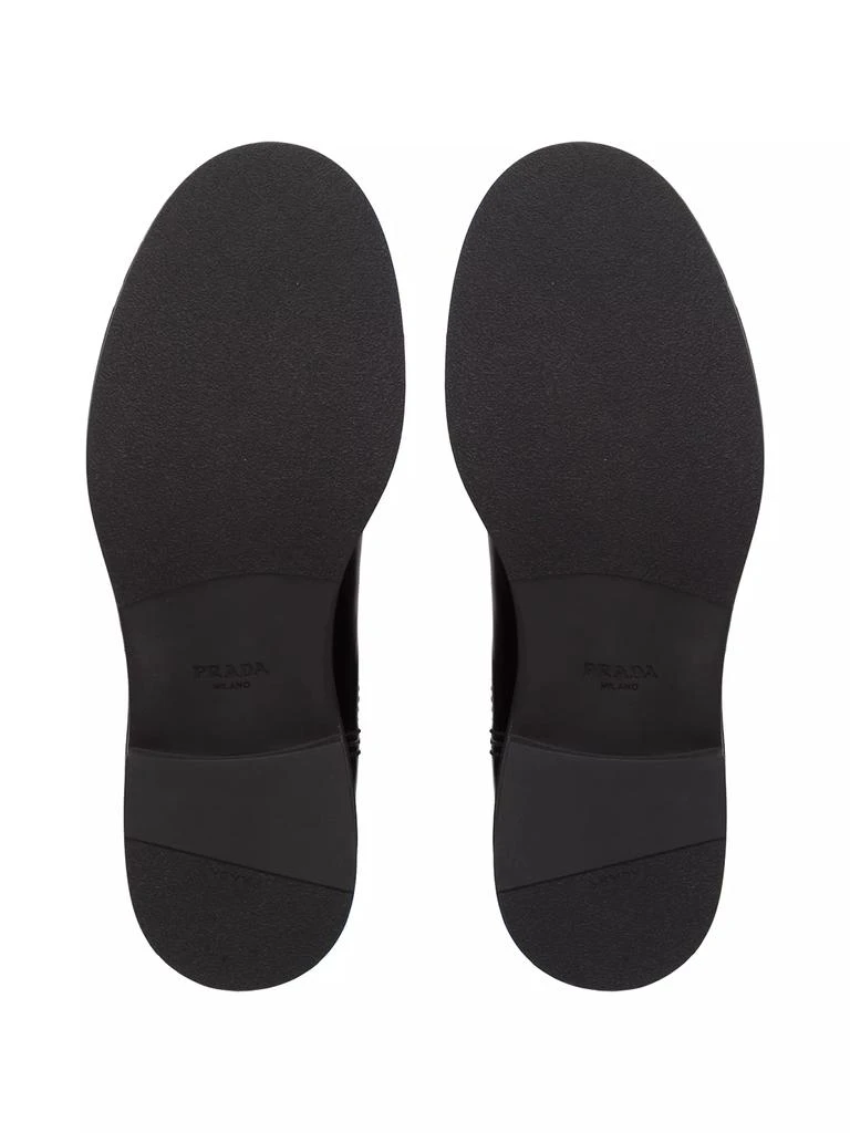 Prada Brushed Leather Chelsea Boots 6