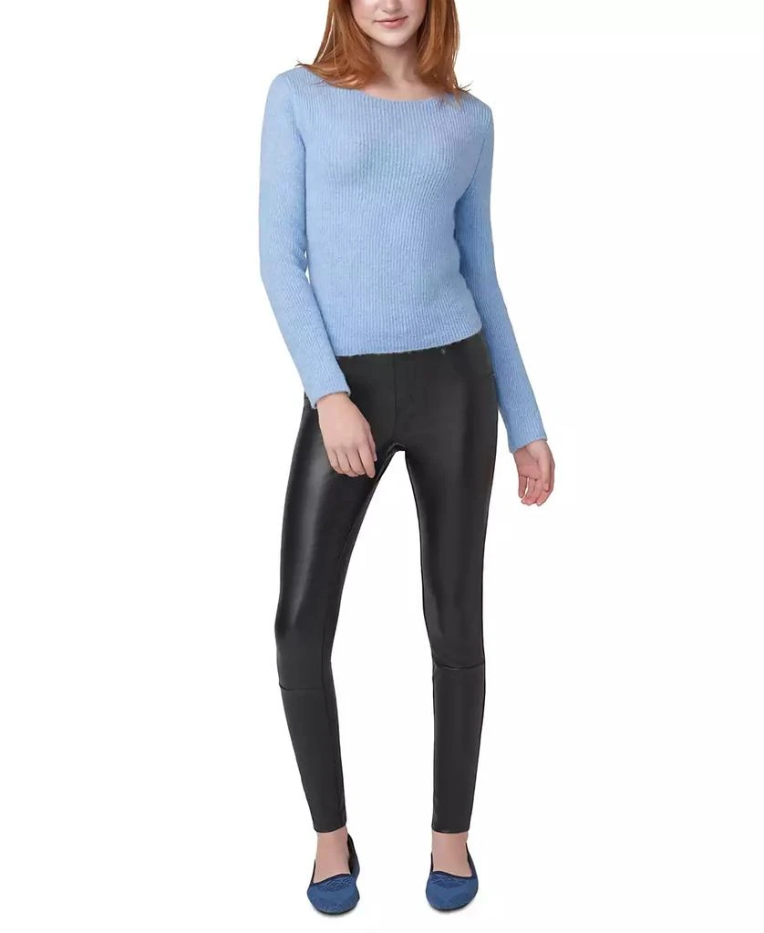 Hue Women's Faux-Leather Leggings 6