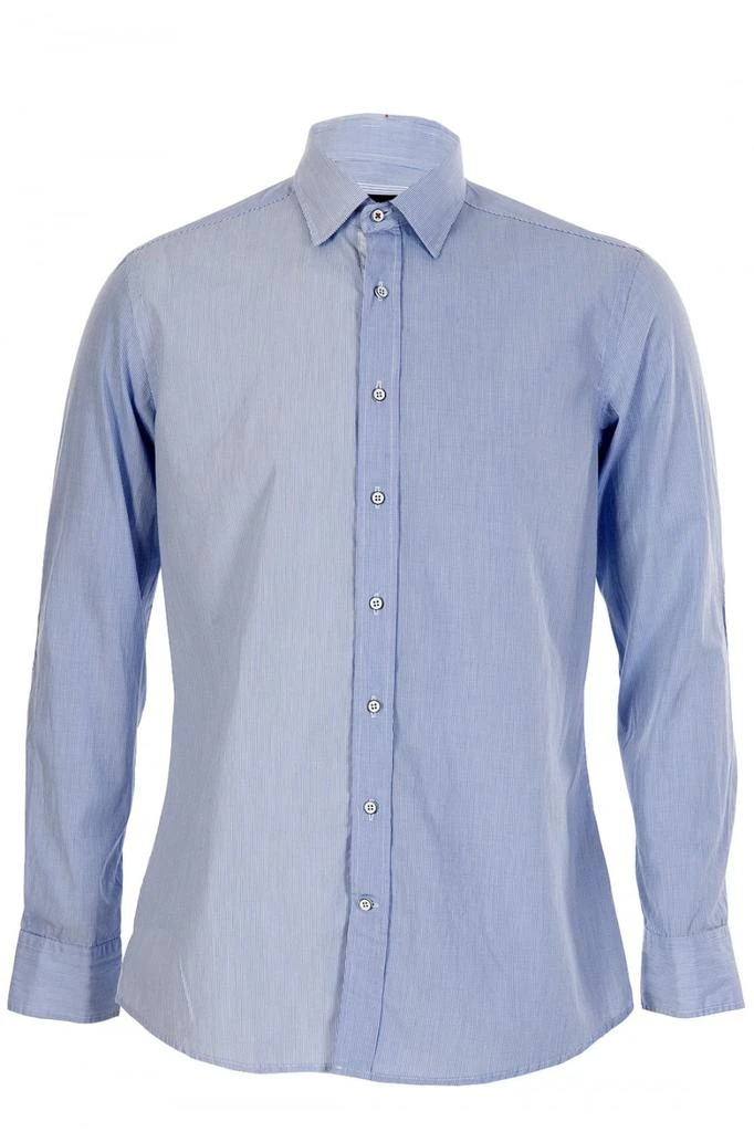 Hackett Micro Design Sky Blue Shirt 1