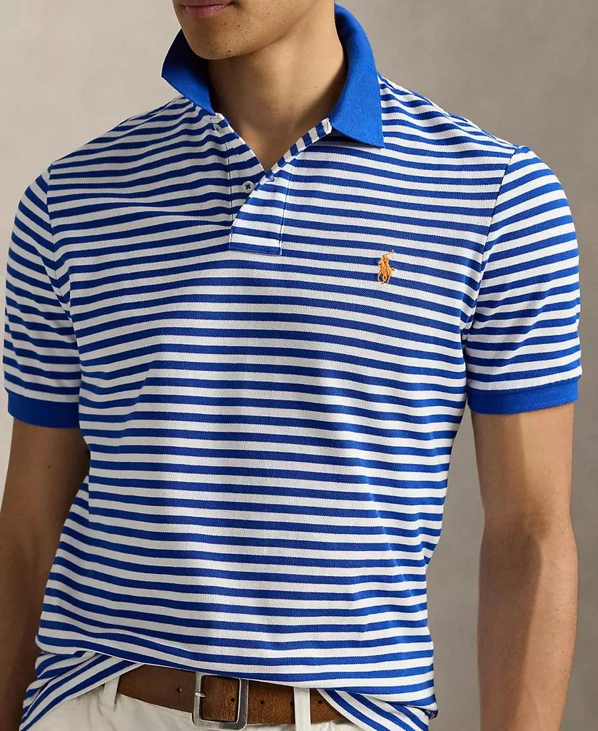 Ralph Lauren Men's Classic-Fit Striped Mesh Polo Shirt 3
