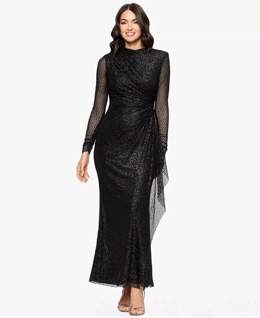 Petite Velvet Burnout Long Sleeve Gown On Sale Now with Up to 31% Off | Discover Exclusive Deals & Savings at BeyondStyle Authentic Betsy & Adam dress|women's fashion|dresses with Limited-Time Petite Velvet Burnout Long Sleeve Gown On Sale Now with Up to 31% Off | Discover Exclusive Deals & Savings at BeyondStyle Authentic Betsy & Adam dress|women's fashion|dresses with Limited-Time