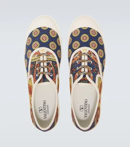 Valentino Bay By Bay VLogo denim sneakers 4