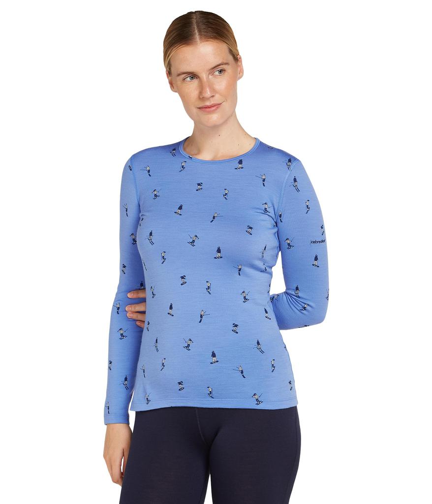 Icebreaker Merino 200 Oasis Long Sleeve Crewe Snow Day