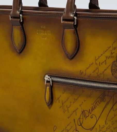 Berluti Un Jour Scritto leather briefcase 6