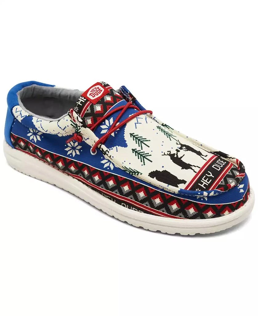 Shop Men's Wally Holiday Cheers Casual Moccasin Sneakers from - Main Image