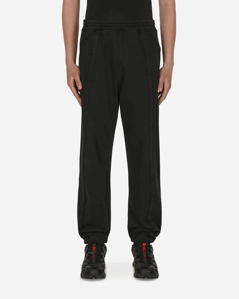 Slam Jam Panel Basic Sweatpants Black 1